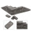 100Pièces Mini Grises Accessoires Micro Ornements Jardin DIY 7