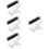 4Ensembles Plaques Cache Trous Renforts Métal ABS Pour Porte Argent 9