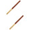 2Pièces Stylos Pinceaux Rechargeables Bois Pour Et 9
