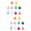 20Pièces Supports Bois Rond Coloré Usage Bébé 7