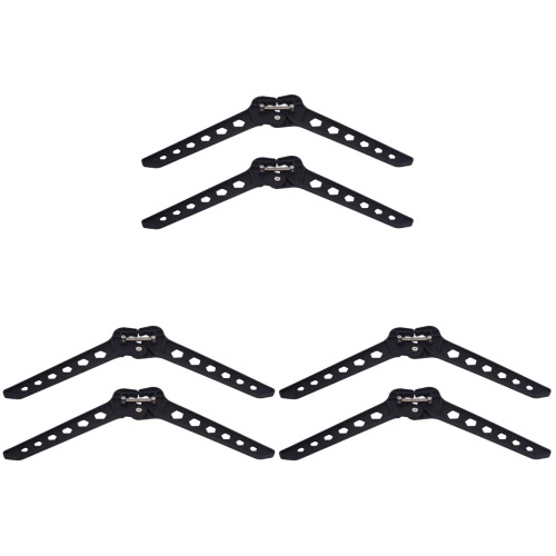 6Pièces Support Arc Noir À Ressort Pour Tir À L'arc Accessoires 1