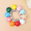 20Pièces Supports Bois Rond Coloré Usage Bébé 9