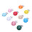 20Pièces Supports Bois Rond Coloré Usage Bébé 11