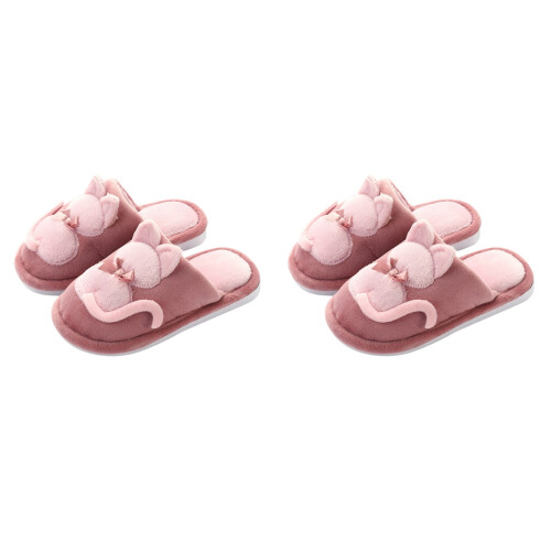 2Paires Enfants Coton Pastèque Hiver Antidérapants 1