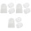 3Ensembles Bonnet Rayé Bébé Coton Accessoires Bébé 3