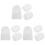 3Ensembles Bonnet Rayé Bébé Coton Accessoires Bébé 2
