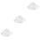 3Pièces Bonnets Bébé Blancs Accessoires Été Confortables 5
