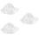 3Pièces Bonnets Bébé Blancs Accessoires Été Confortables 7