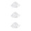 3Pièces Bonnets Bébé Blancs Accessoires Été Confortables 8