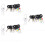3Pièces Outil Extraction Broche Noir Pour Connecteurs Auto Terminal 7