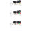 3Pièces Outil Extraction Broche Noir Pour Connecteurs Auto Terminal 8