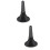 2Pièces Pieds Détachables Support Trompette Stable Et Compact Noir 6