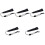 5Pièces De Cou Noire Saxophone En Cuir Durable Pour Sax 3