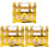 3Pièces Coffres Dorés Boîte Rangement Jouet Décor 2