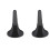 2Pièces Pieds Détachables Support Trompette Stable Et Compact Noir 2