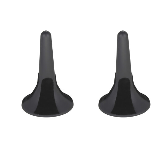 2Pièces Pieds Détachables Support Trompette Stable Et Compact Noir 1