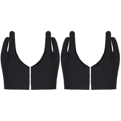 4Pièces Art Doigts Doux Anti-Sueur Protection 1