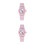2Pièces Enfants Silicone Cartoon Quartz Étanche 7