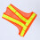 3Pièces Veste Sécurisée Orange Réglable Haute Visibilité Pour Cyclisme 10