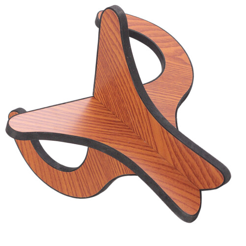 3Pièces Ukulélé Portable En Bois Facile À Monter Marron Clair