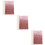 3Pièces PU Rose Pour Fabrication De Sacs 9