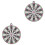 2Pièces Pendentifs Fléchettes Mini Métal Zinc Accessoire 5