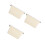 3Pièces Plastiques Beige Empilables Pour Rangement Bureau 7