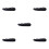 5Pièces Tendeur Lacets PP Acier Inoxydable Pour Chaussures 5