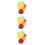 3Pcs Assorted Color Hanging Toys Plush Soft PP Cotton Decor 3