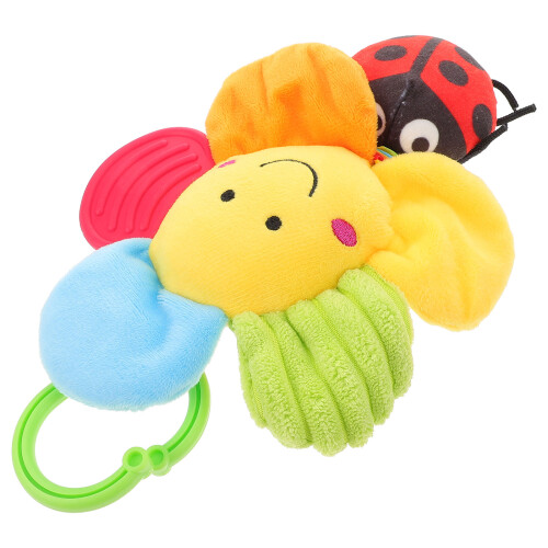 3Pcs Assorted Color Hanging Toys Plush Soft PP Cotton Decor 1