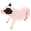 2Pcs Yellow Plastic Pig Models for Imaginative Play Decor 1