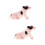 2Pcs Yellow Plastic Pig Models for Imaginative Play Decor 9