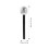 24Pcs Silver Pretend Microphone Toy Plastic Simulation for Home Play 8