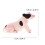 2Pcs Yellow Plastic Pig Models for Imaginative Play Decor 10