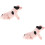 2Pcs Yellow Plastic Pig Models for Imaginative Play Decor 8