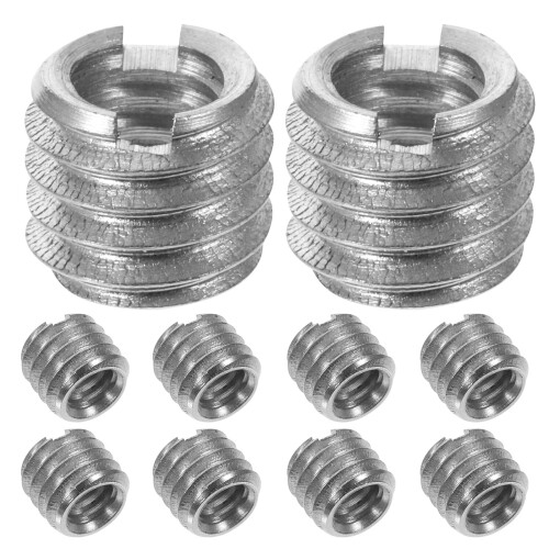 50Pcs Silver Thread Adapter Tripod Screw for Microphone Stand
