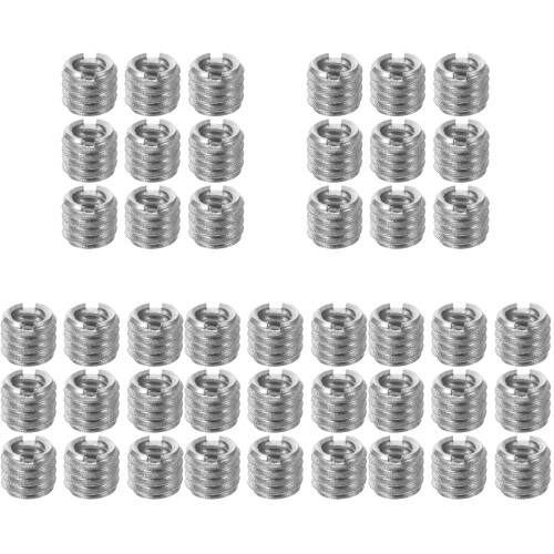 50Pcs Silver Thread Adapter Tripod Screw for Microphone Stand 2