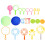 96Pcs Outdoor Bubble Wands for Kids Assorted Colors Durable Plastic 1