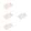 4Pcs Practical Nail Arm Rest White PU for Nail Salon and Home Use 8