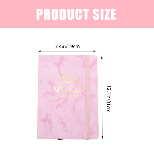 3Pcs Pink Personal Planner 2023 Appointment Book for Home and Study 1