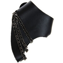5Pcs Black Gothic Fingerless Gloves with Rivet Punk Wristband