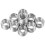 50Pcs Silver Thread Adapter Tripod Screw for Microphone Stand 2