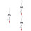 3Pcs Multi-Functional Phone Charm Alloy Strap Cute Decoration Assorted 8