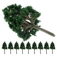 50Pcs Durable ABS Plastic Trees for Micro Landscape and Sand Table
