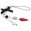 3Pcs Multi-Functional Phone Charm Alloy Strap Cute Decoration Assorted 2