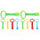 10Pcs Baby Hand Pull Rings Nursery Cot Hanging Rings 4