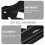 5Pcs Black Adjustable TV Wall Bracket Iron Stand for Home Use 10