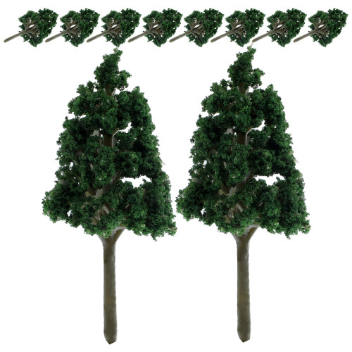 50Pcs Durable ABS Plastic Trees for Micro Landscape and Sand Table 1