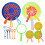 96Pcs Outdoor Bubble Wands for Kids Assorted Colors Durable Plastic 5
