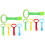 10Pcs Baby Hand Pull Rings Nursery Cot Hanging Rings 6
